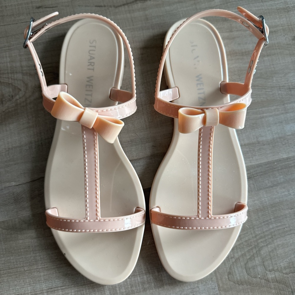 Stuart Weitzman Women's Blush Bow Sandals